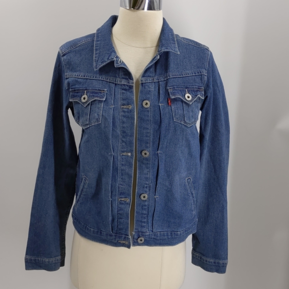 Levi's classic blue denim jacket-sz XL - Picture 1 of 7